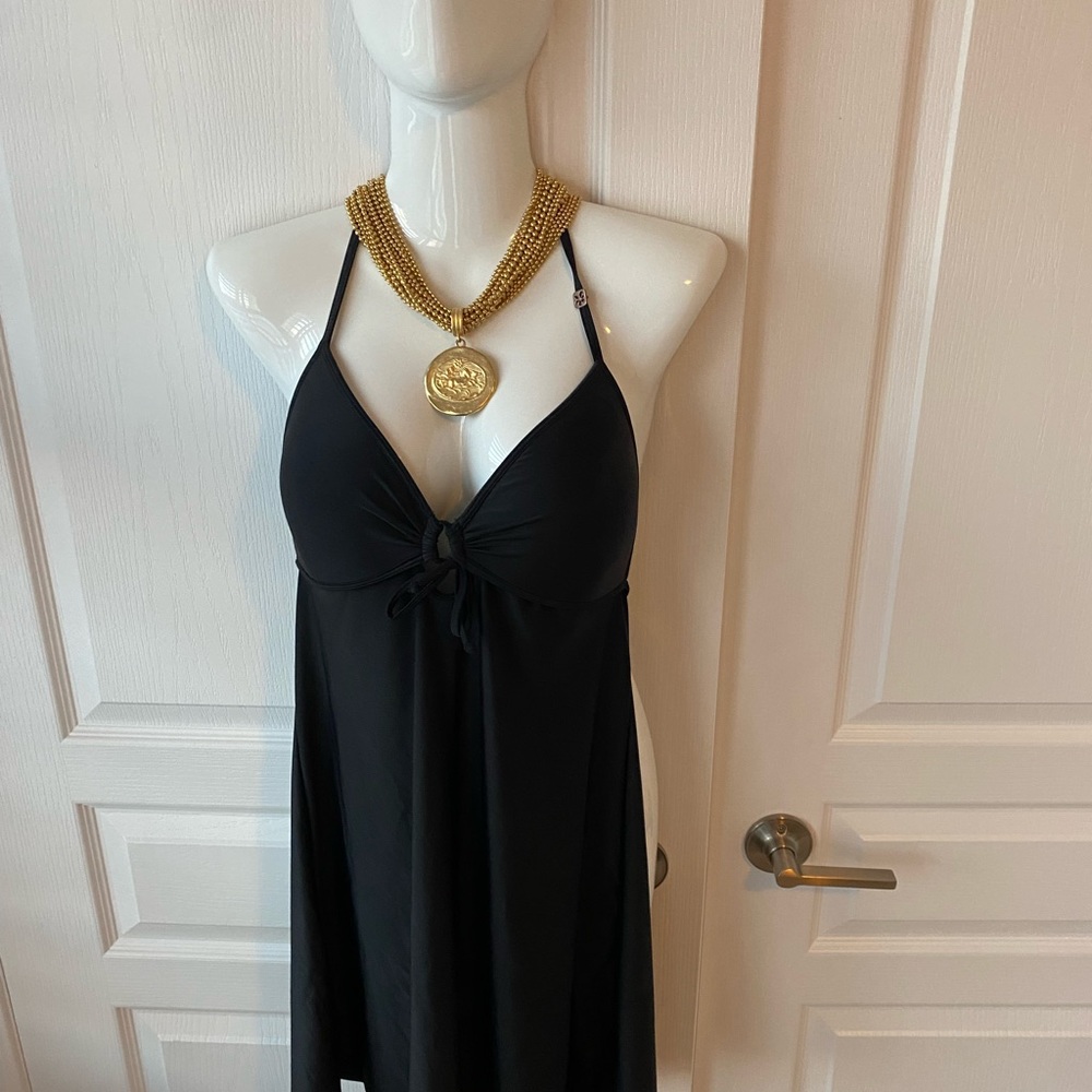 Body Glove Swim Dress. Rare Vintage. So we’ll made!! Jet Black!! Sexy!!